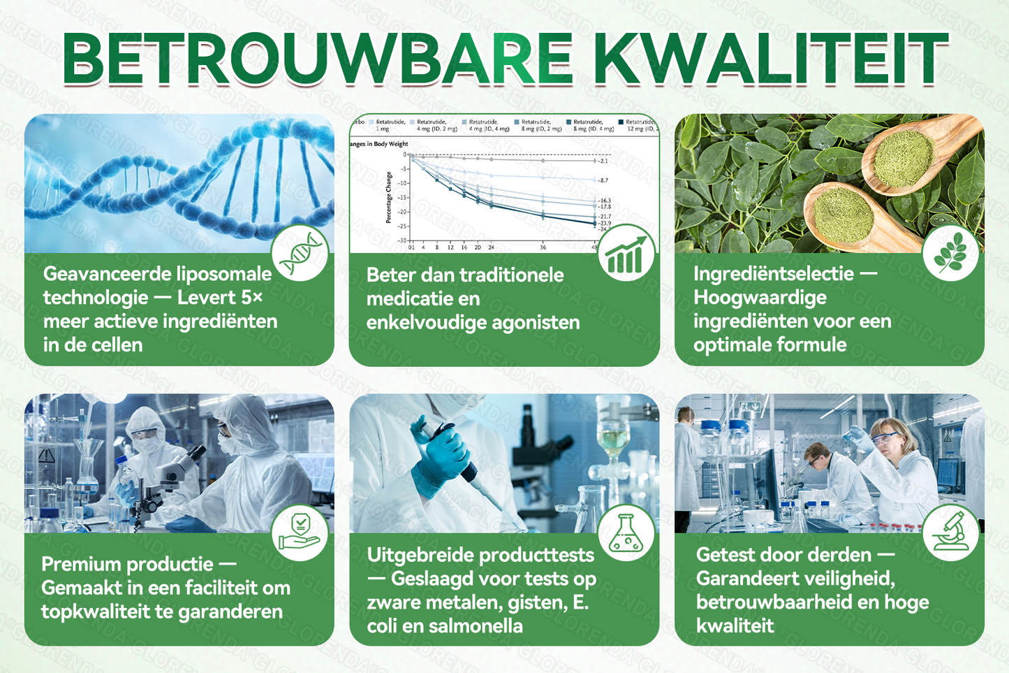 Officiële winkel | 🌿🌿𝗚𝗟𝗢𝗥𝗘𝗡𝗗𝗔® Moringa · Berberine + NAD+ – 10-in-1 Geavanceerde Nano Micronaald Patch (slechts 1× per dag, zichtbare veranderingen binnen 7 dagen) | Voor obesitas, losse huid, diabetes, slaapapneu, gewrichtsproblemen en meer