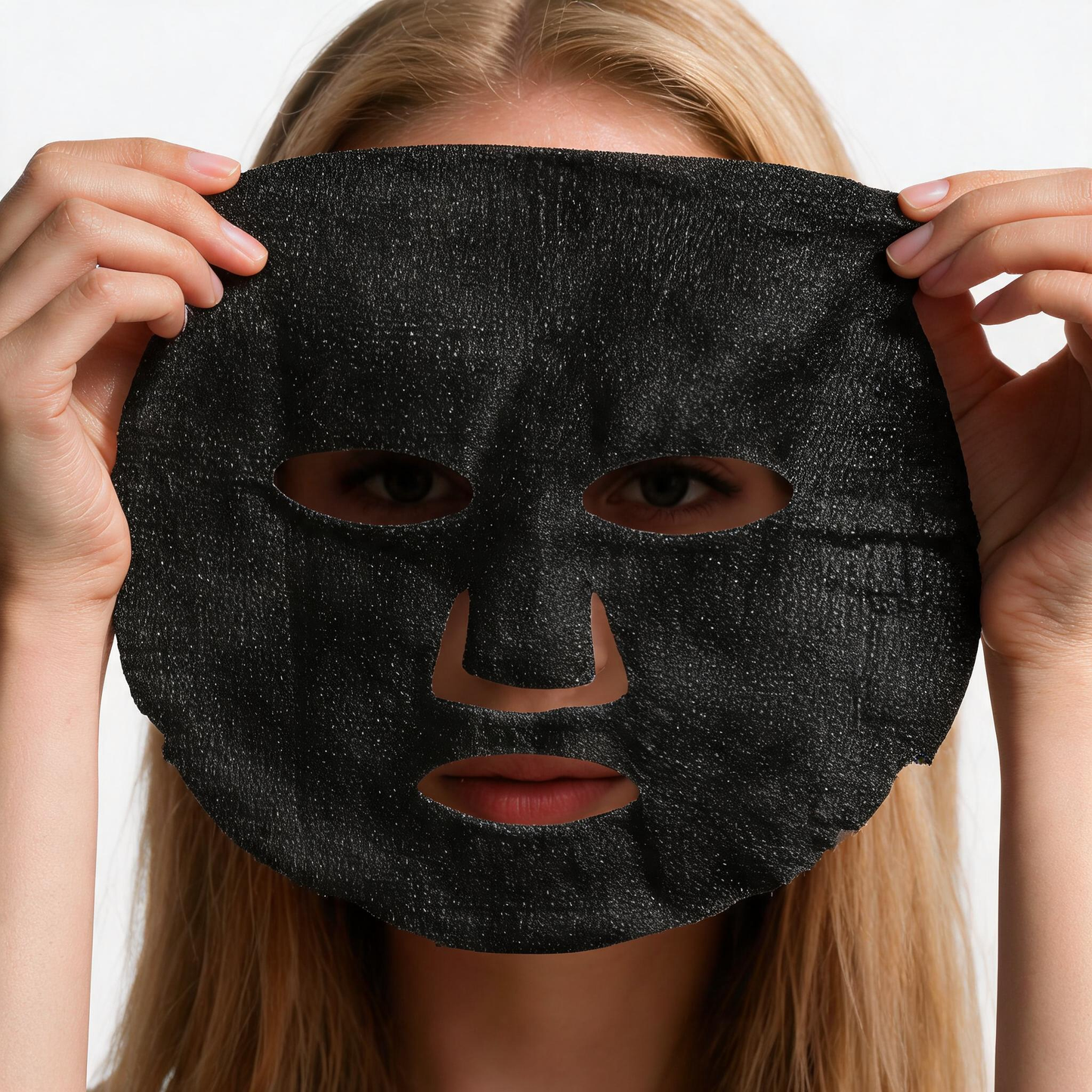 Poriënzuiverend stoffen masker met salicylzuur