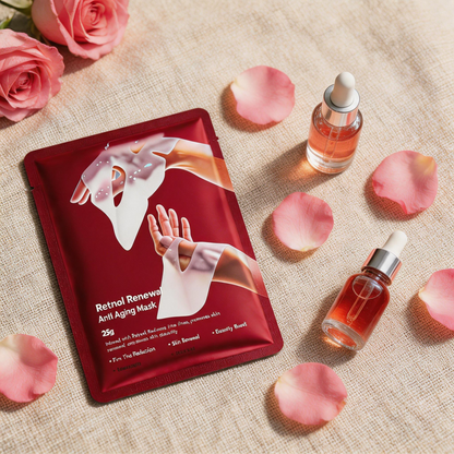 Anti-aging stoffen masker met retinol – Huidvernieuwing