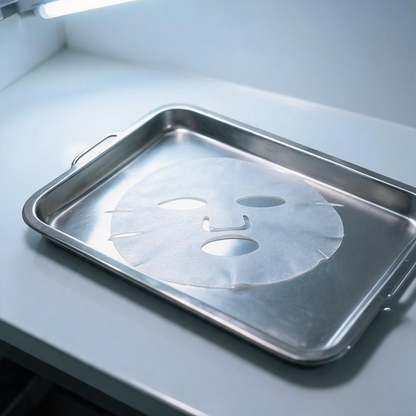 Verhelderend stoffen masker met vitamine C